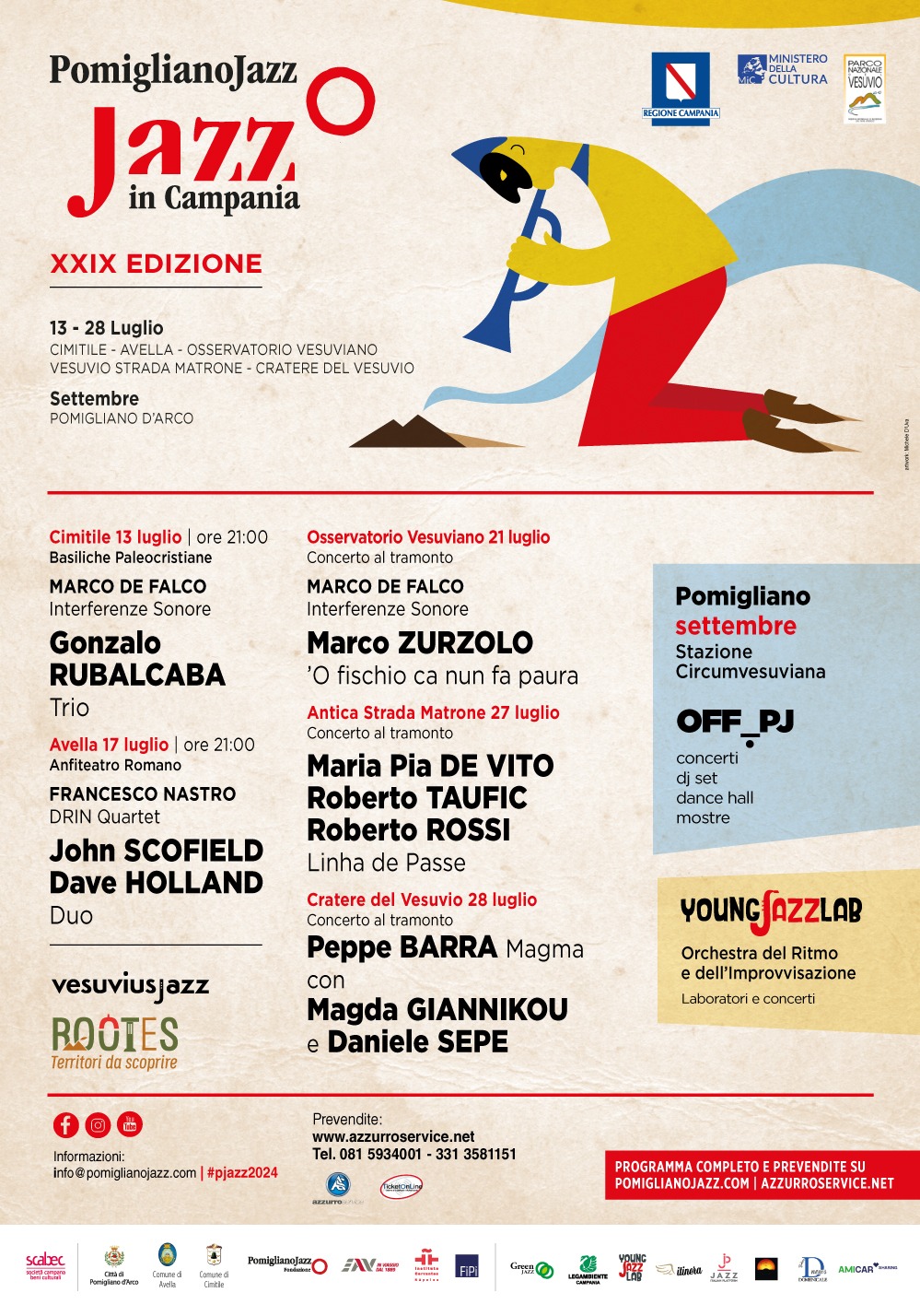 Il 10 luglio la presentazione della XXIX edizione di Pomigliano Jazz in  Campania - La Provincia Online